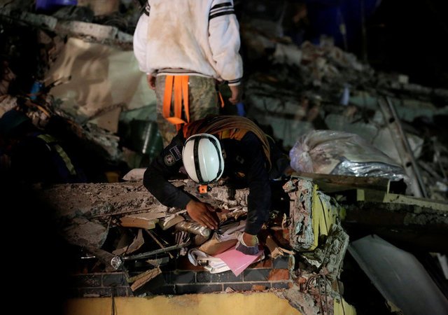 Asciende a 286 el número de víctimas por el terremoto en México