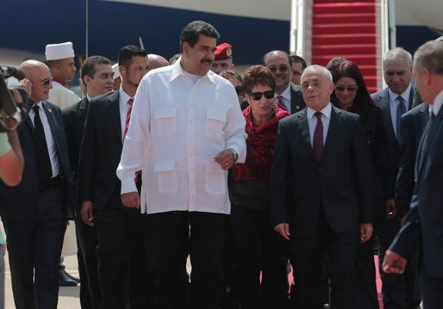 Presidente Maduro hace parada en Argelia durante viaje a Kazajistán