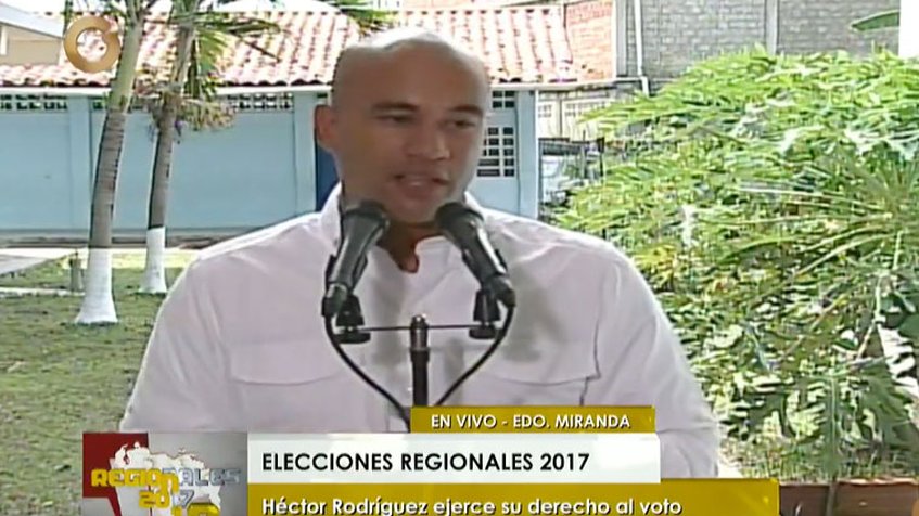 Héctor Rodríguez: Cualquier dificultad puede resolverse por la vía pacífica