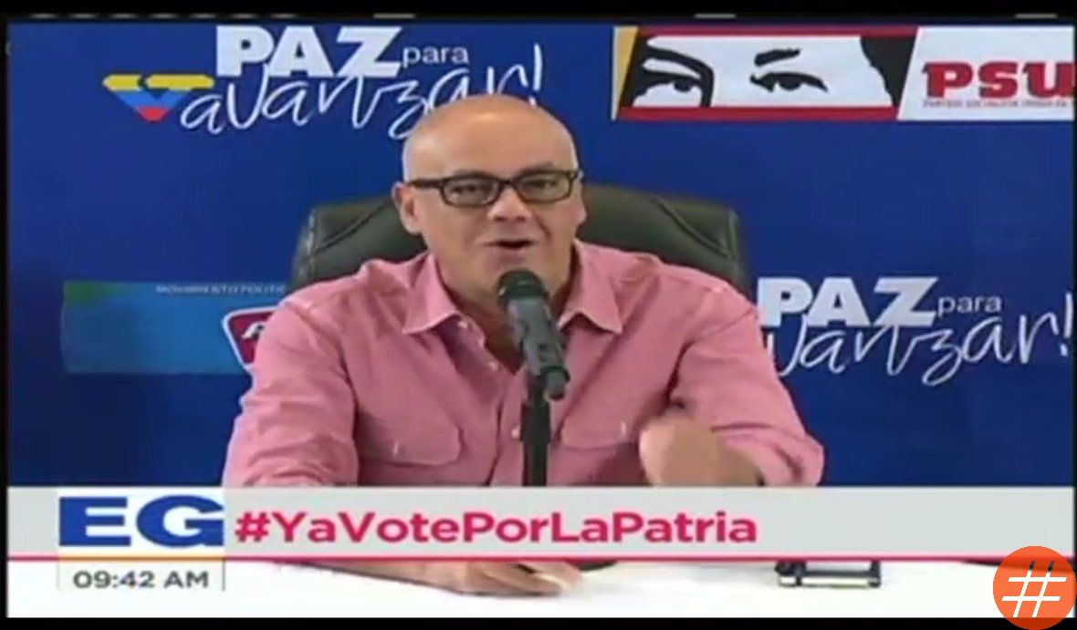 Jorge Rodríguez afirmó que el proceso electoral se lleva a cabo con normalidad