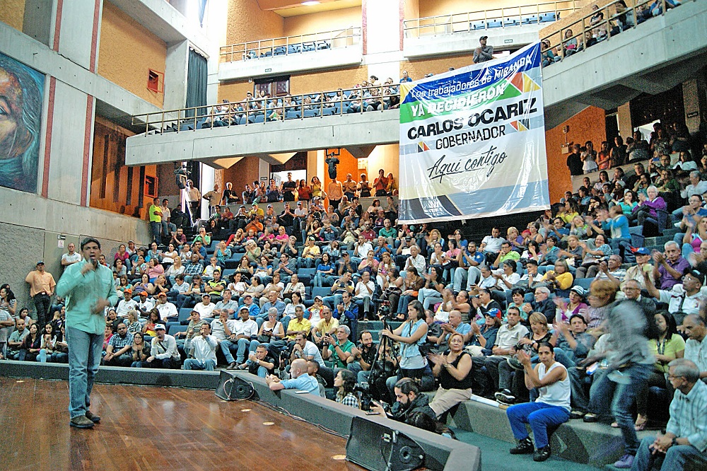 Ocariz pide apoyo a empleados  regionales