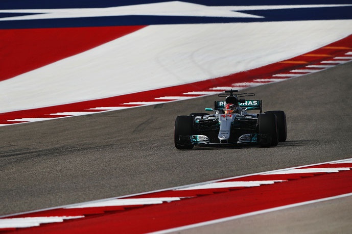 Hamilton domina los primeros ensayos libres del GP de EEUU