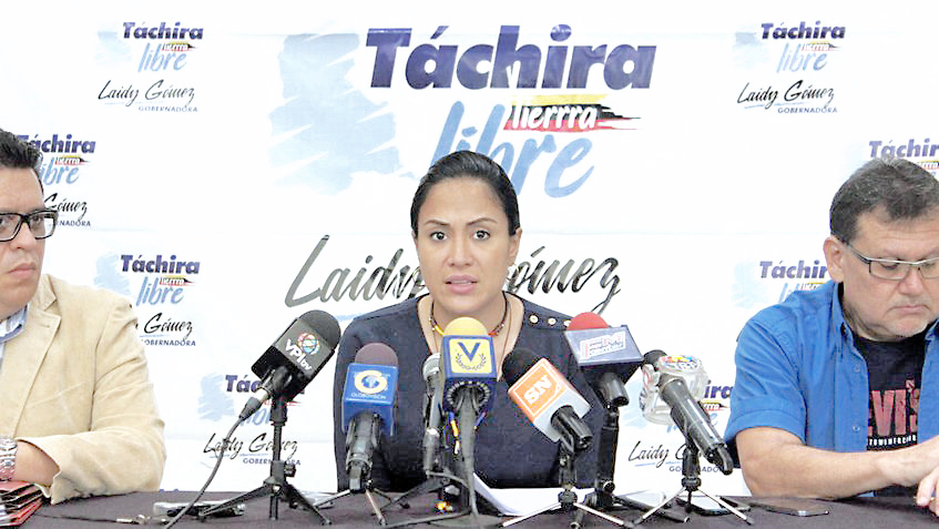 Gobernadora tachirense denuncia  “actividades clandestinas” en la frontera