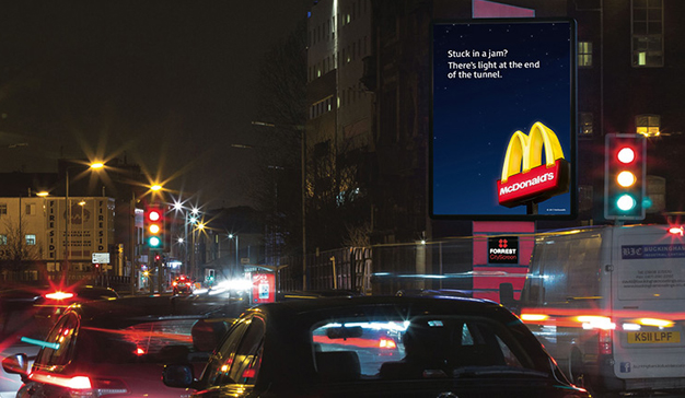 McDonald’s utiliza los datos de tráfico para adaptar sus vallas publicitarias