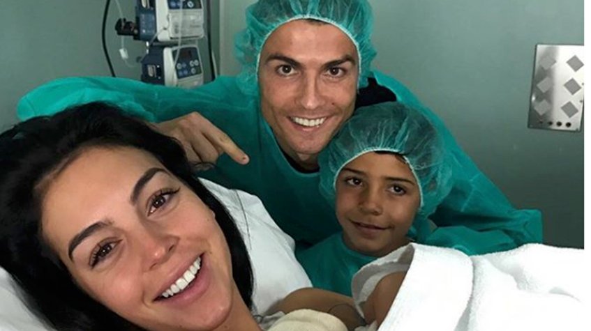 Cristiano Ronaldo anuncia el nacimiento de su hija Alana Sofía