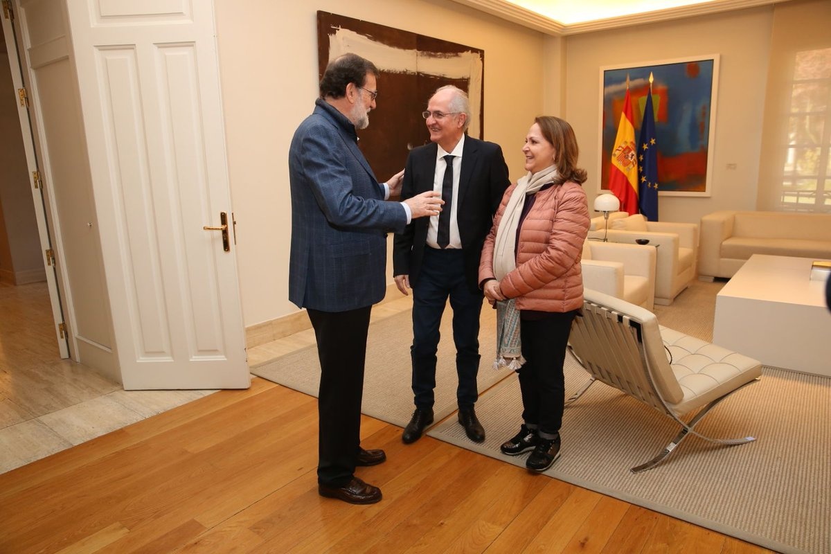 Ledezma se reunió con presidente Rajoy en España