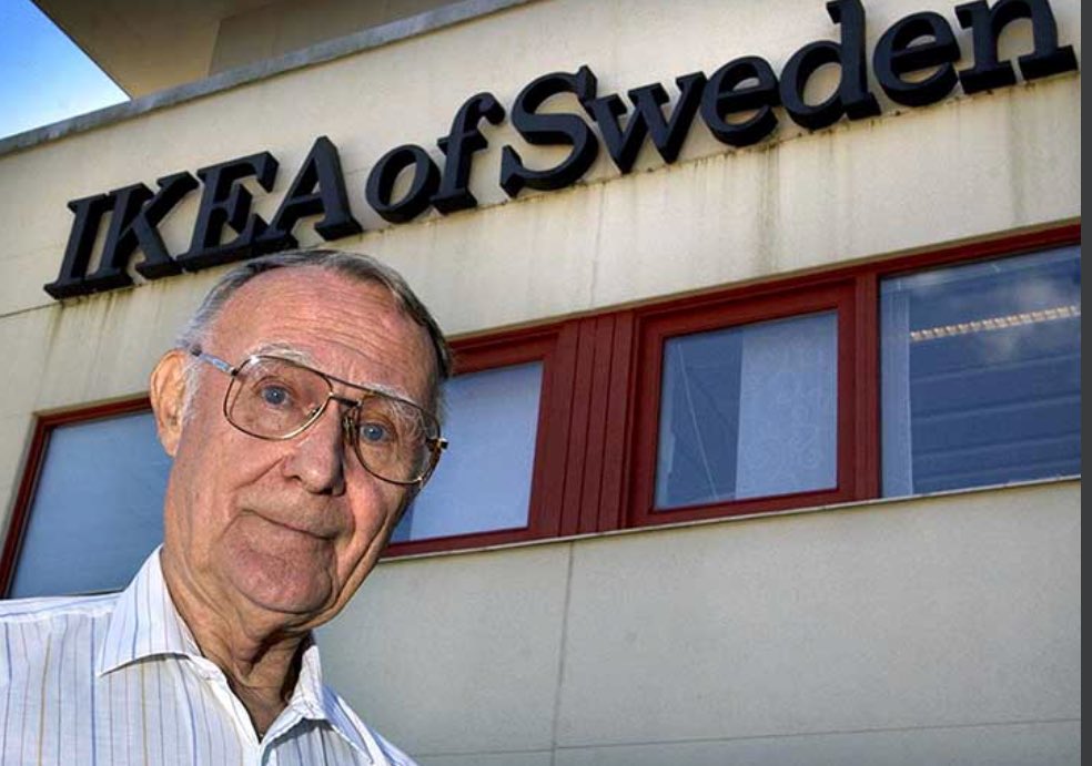 Murió a los 91 años Ingvar Kamprad, fundador de la cadena sueca de muebles Ikea