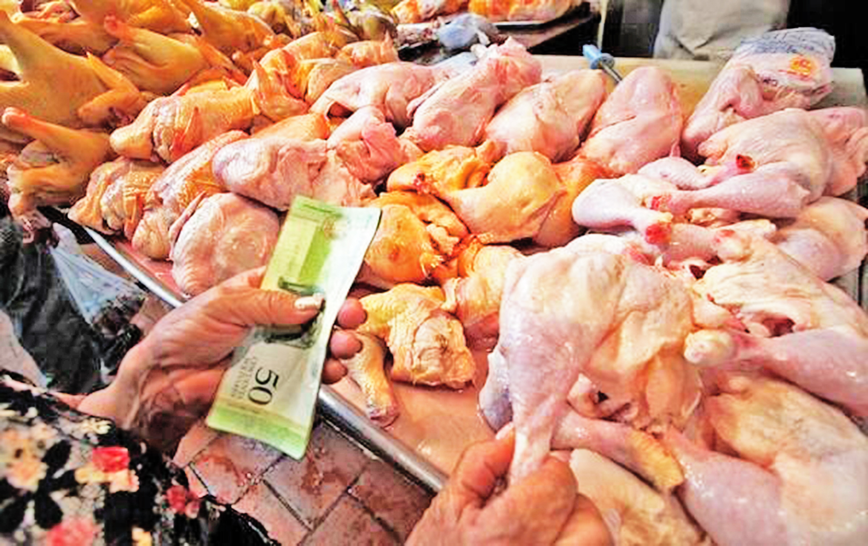 El pollo aumentó 9.815% en un  año