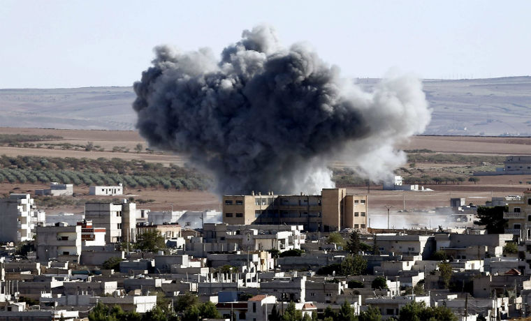 Aviones no identificados sostuvieron intensos bombardeos sobre Siria