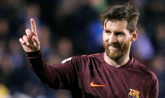 Barcelona celebró su campeonato con triplete de Messi