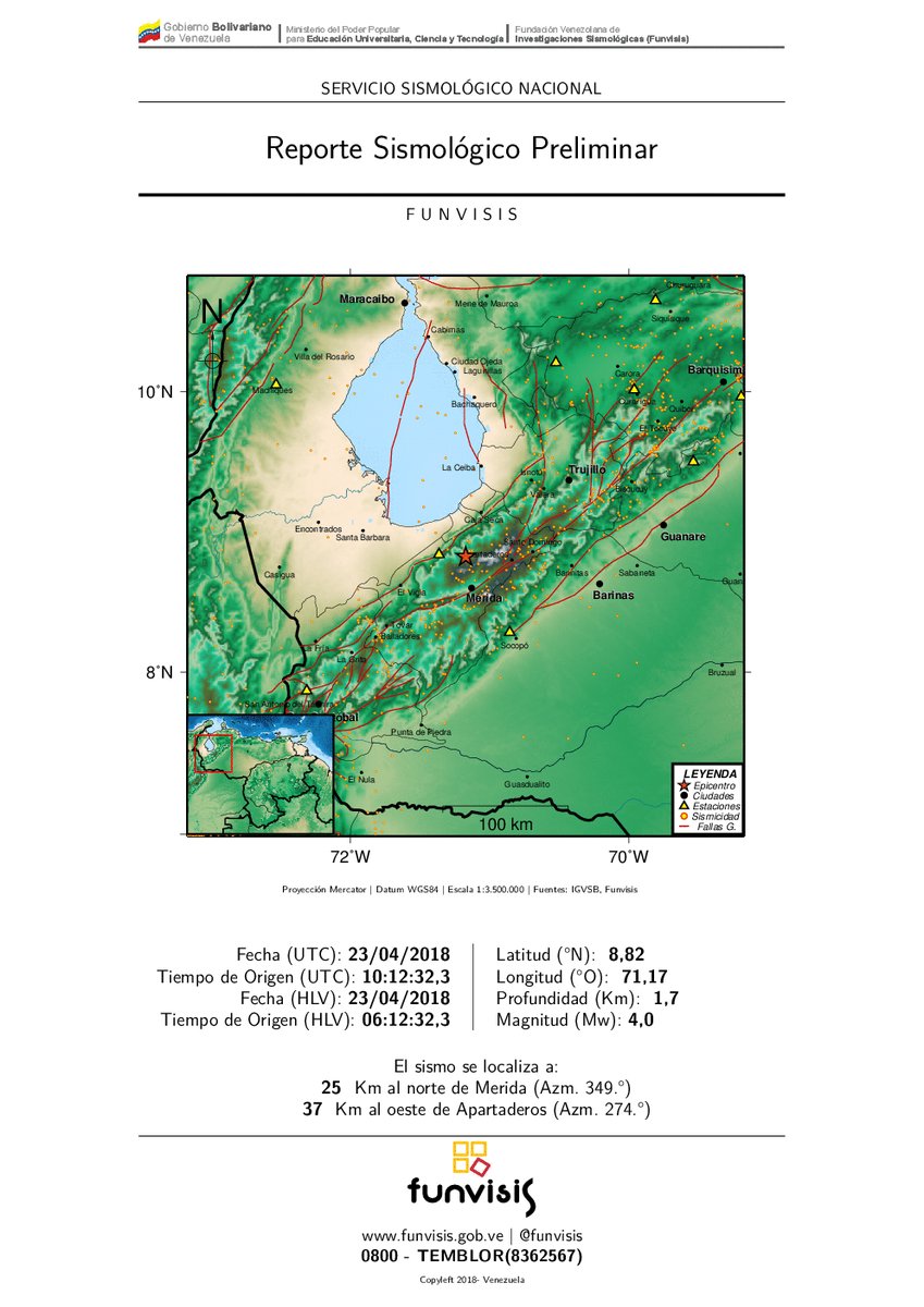 Sismo de magnitud 4.0 se registró en Mérida este lunes