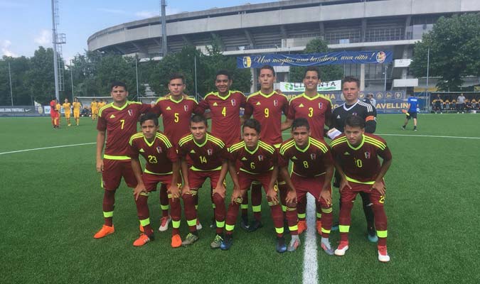 Vinotinto Sub-17 ganó su primer partido en gira por Italia
