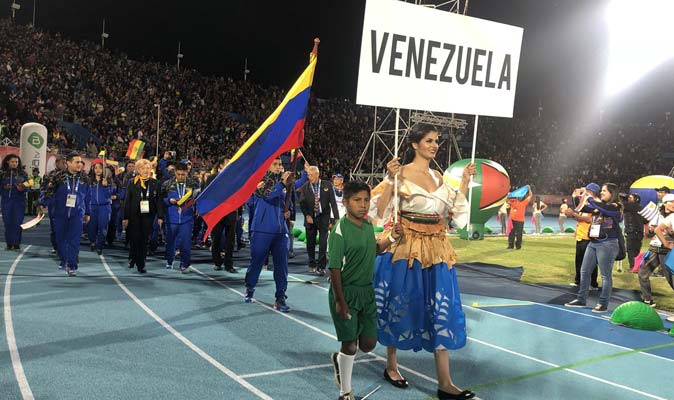 Venezuela competirá este lunes en 16 disciplinas de los Suramericanos