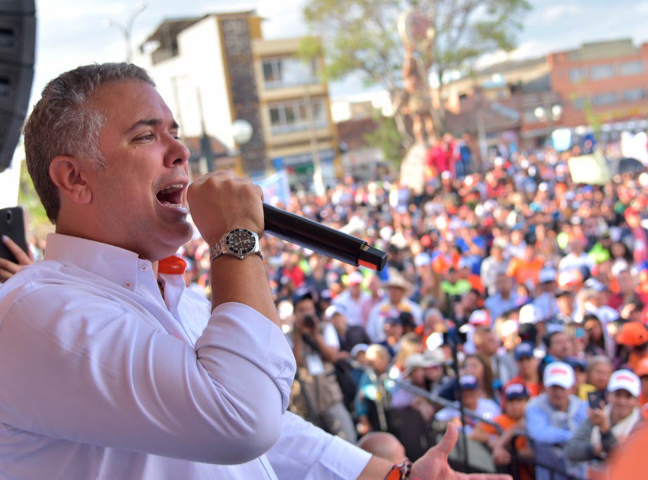 Conservadores se unen a Duque para segunda vuelta presidencial en Colombia