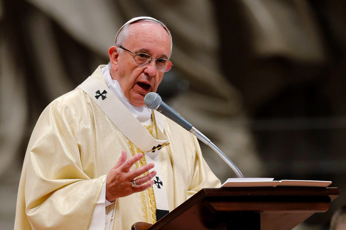El Papa Francisco pidió a los venezolanos encontrar el camino de paz