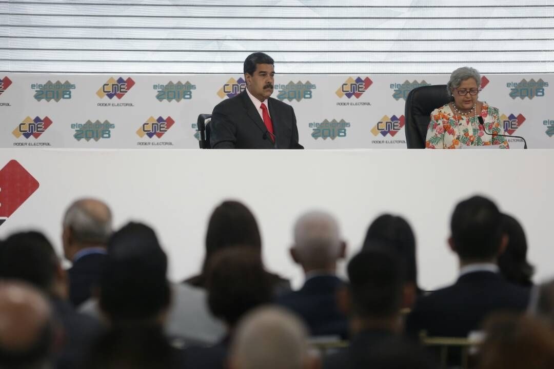 Nicolás Maduro fue proclamado como presidente reelecto por el CNE
