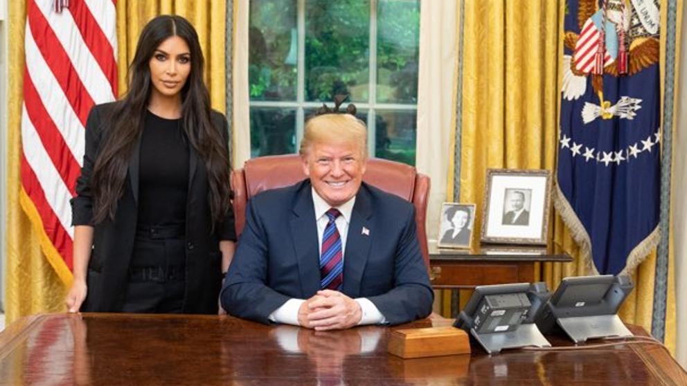 Kim Kardashian se reúne con Trump en la Casa Blanca