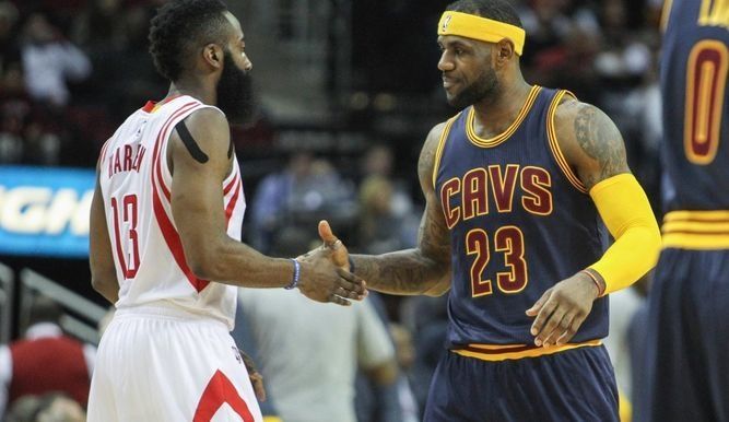 LeBron y Harden lideran el mejor equipo de la NBA