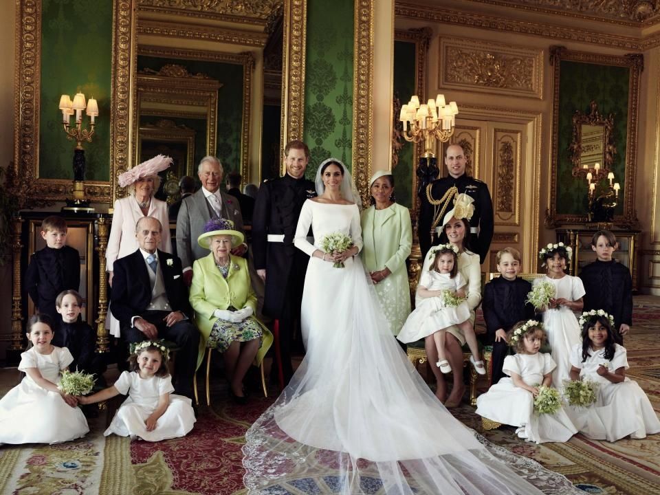 Publicaron fotos oficiales de la boda de Meghan y Harry