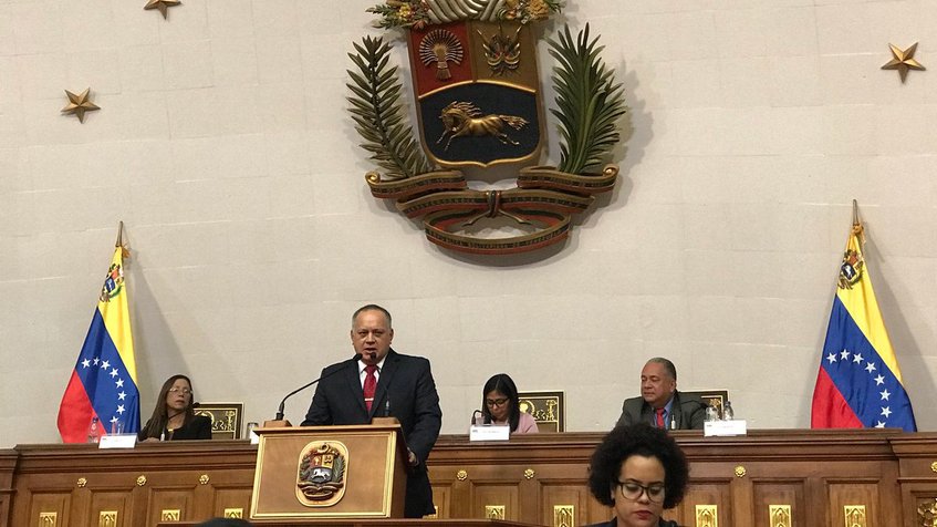 Constituyentes promueven a Diosdado Cabello para presidir la ANC
