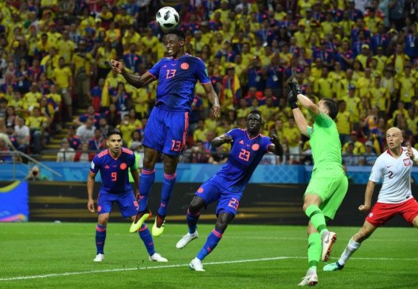 Colombia goleó a Polonia 3-0 y sigue viva de cara a los octavos de final en Rusia 2018