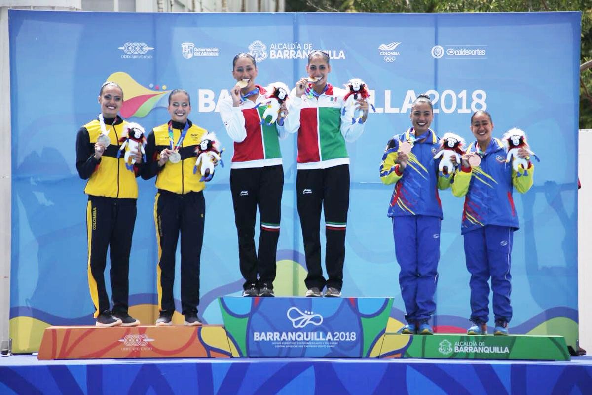 Nado sincronizado conquistó bronce en los Centroamericanos