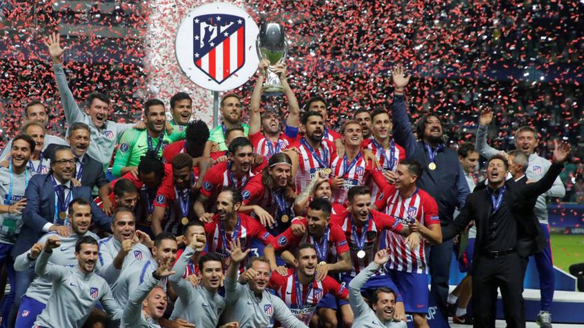 Atlético de Madrid se proclamó campeón de la Supercopa de Europa