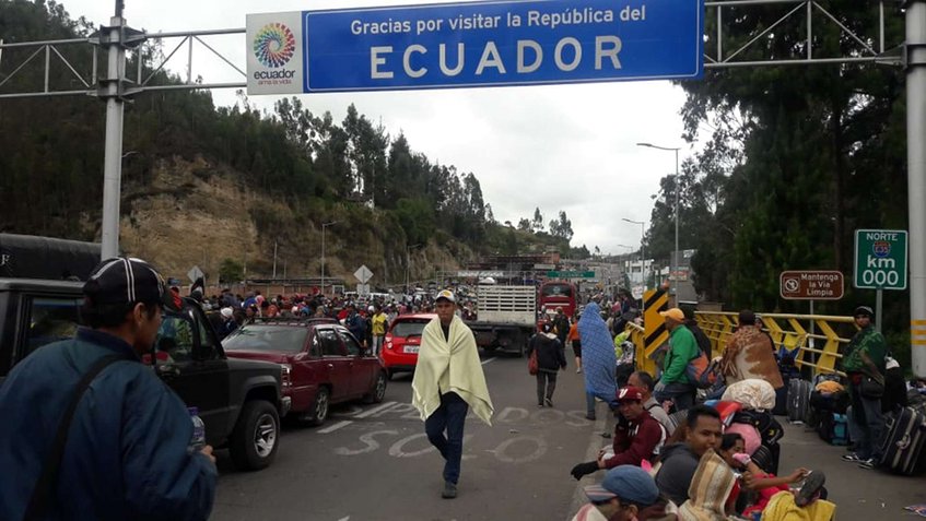 ONU: Alrededor de 547 mil venezolanos están refugiados en Ecuador