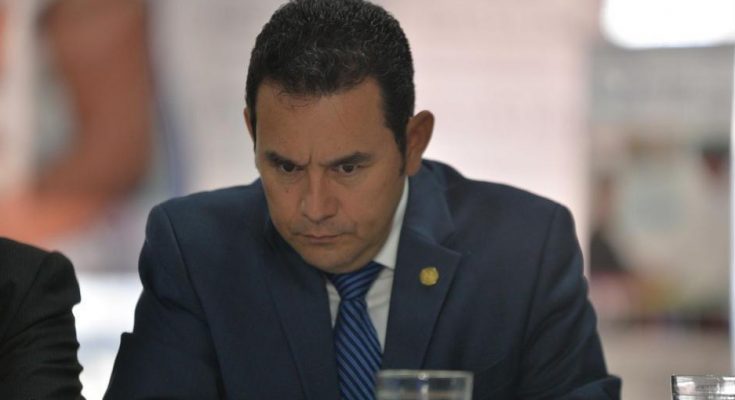Presidente de Guatemala a antejuicio por financiamiento ilegal