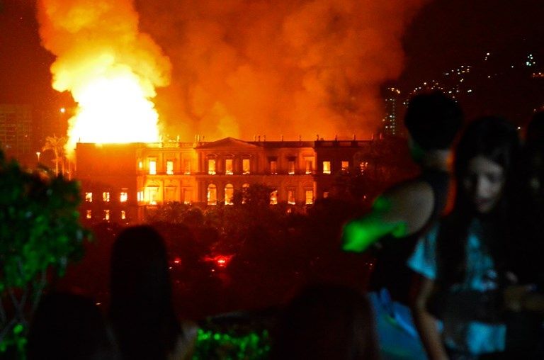Incendio devora el Museo Nacional de Rio, una joya cultural de Brasil con 200 años de historia