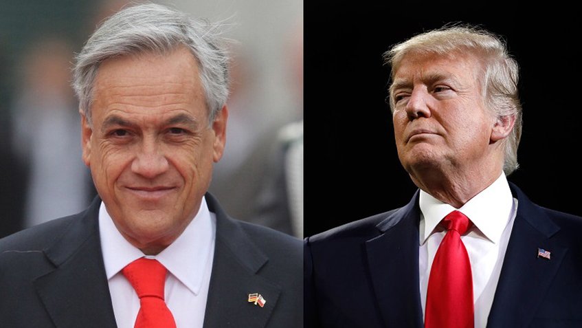 Donald Trump se reunirá con Sebastián Piñera para tratar situación de Venezuela