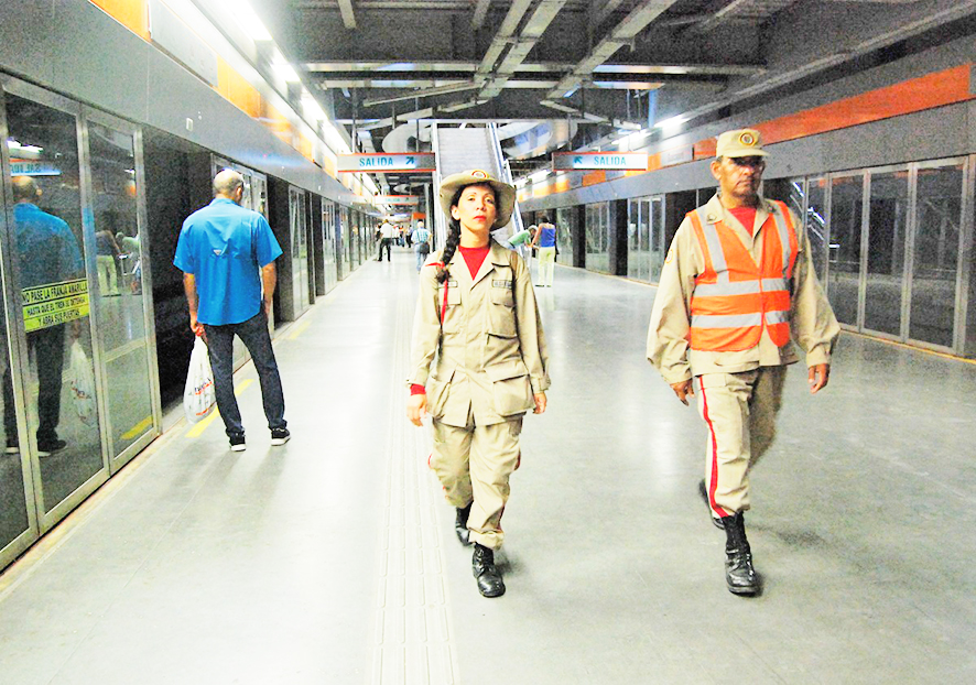 Reboblan seguridad en el Metro con milicianos