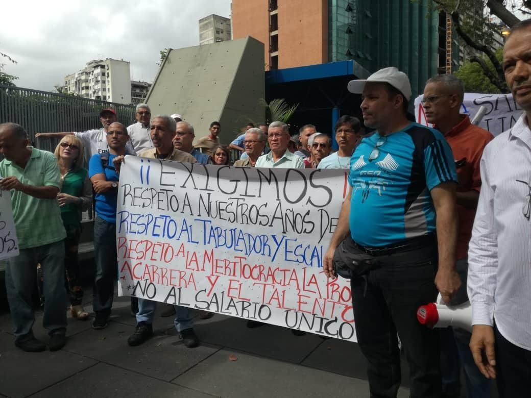 Trabajadores del Metro de Caracas protestaron por contratación colectiva