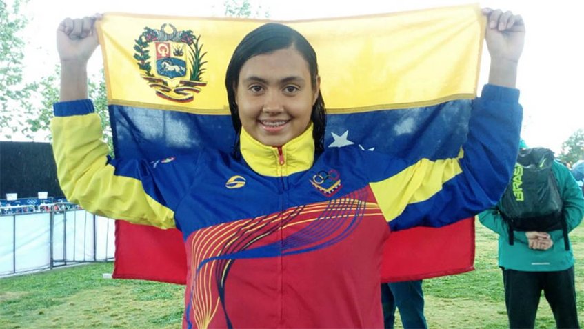 Karina Clemant busca la gloria para Venezuela en triatlón de Juegos Olímpicos de la Juventud