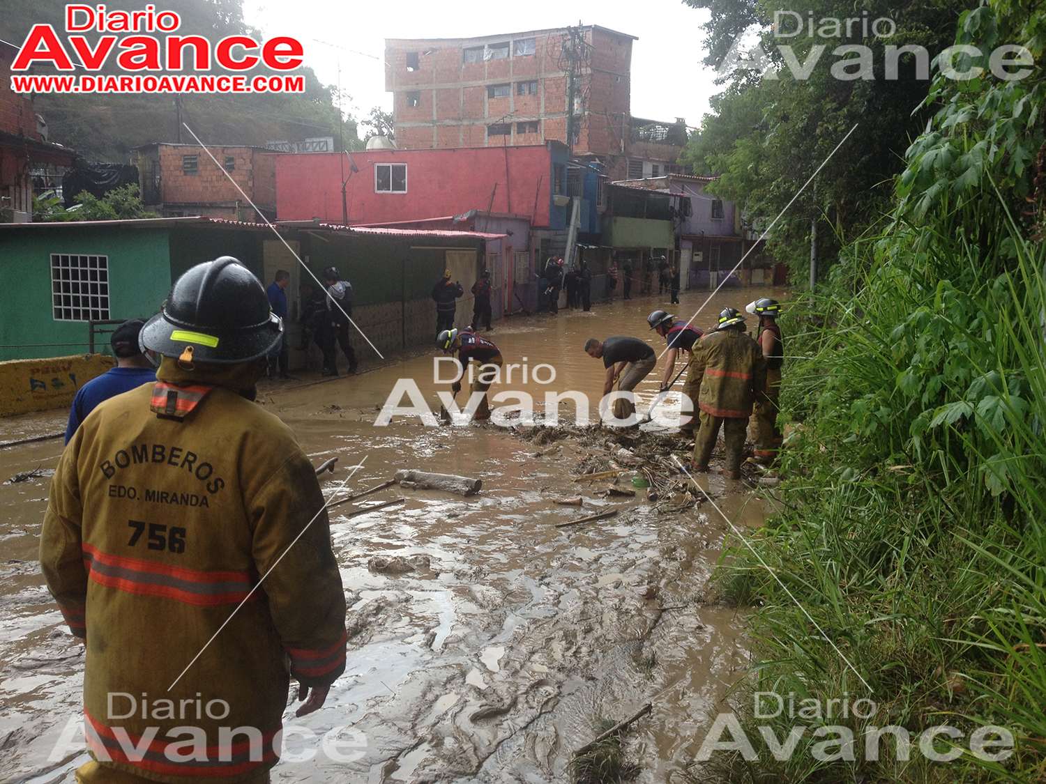 111 familias afectadas dejó aguaceros en Miranda