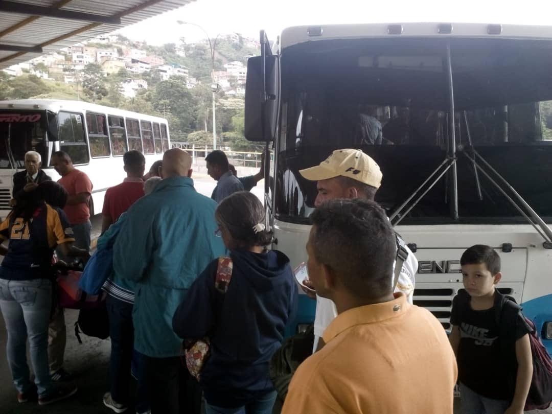 1.600 temporadistas han salido del terminal de Los Teques