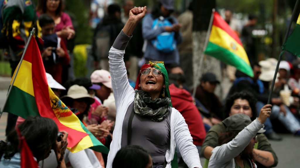 Bolivianos en huelga contra reelección de Morales