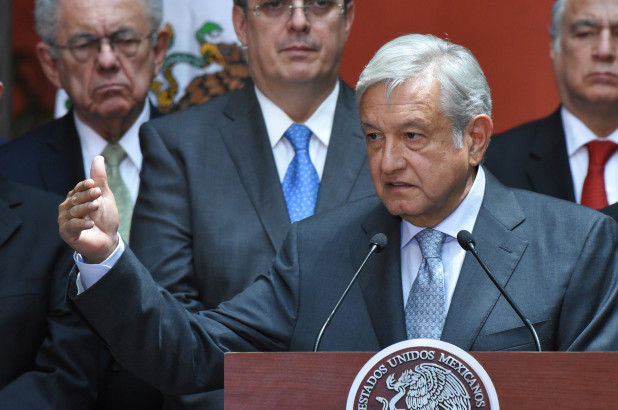 La toma de posesión de López Obrador como presidente de México