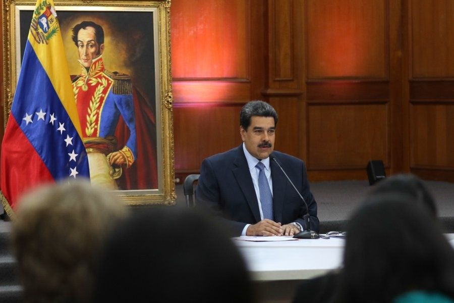 Maduro en rueda de prensa internacional: “Está en marcha un golpe de estado en Venezuela”