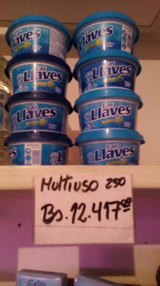 Insólito el precio del jabón