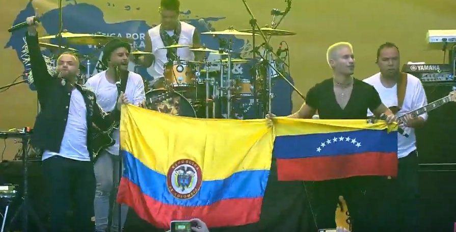 Chino y Nacho cerraron el “Venezuela Aid Live”