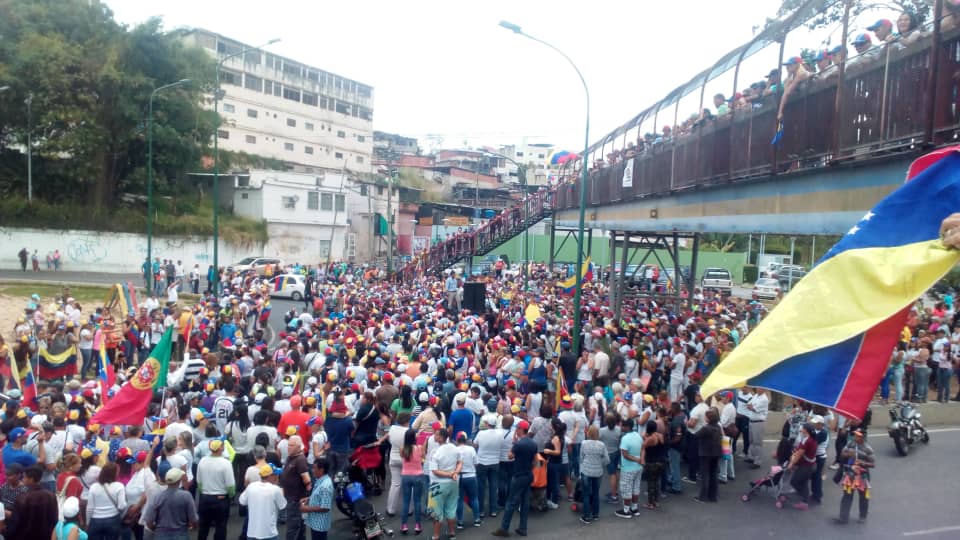Concentraciones en los Altos en apoyo a Guaidó
