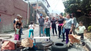 Protesta 23 de enero zona A