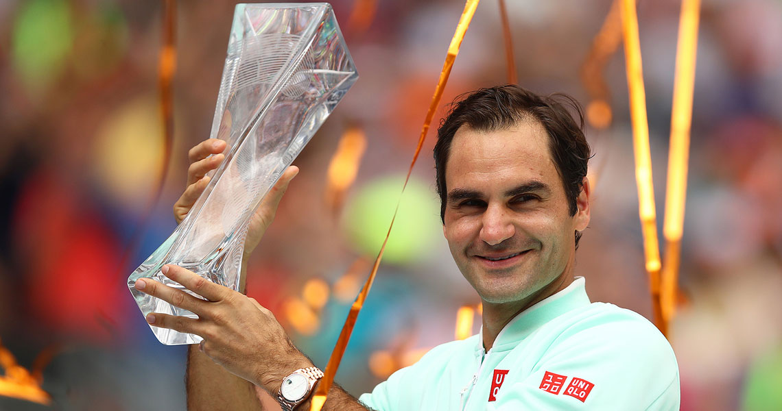 Roger Federer se consagró campeón del Abierto de Miami
