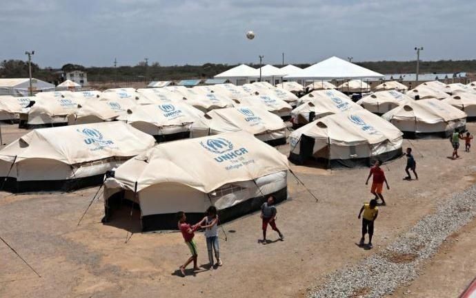 Campamento de la ONU ofrece alivio temporal a inmigrantes venezolanos en Colombia