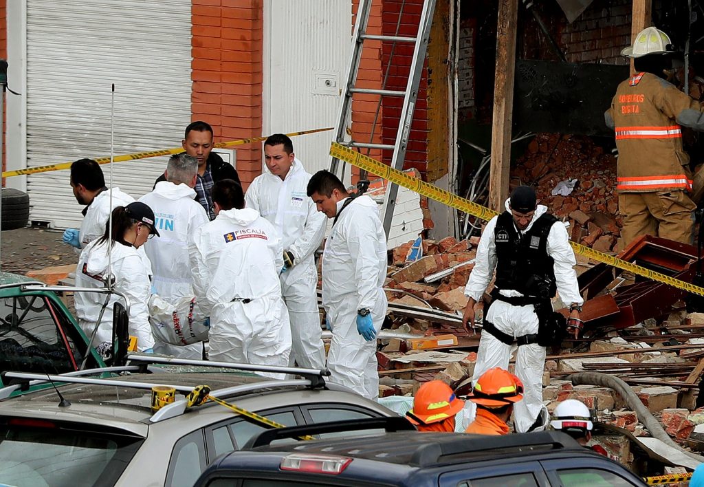 Explosión en zona residencial de Bogotá deja al menos cuatro muertos