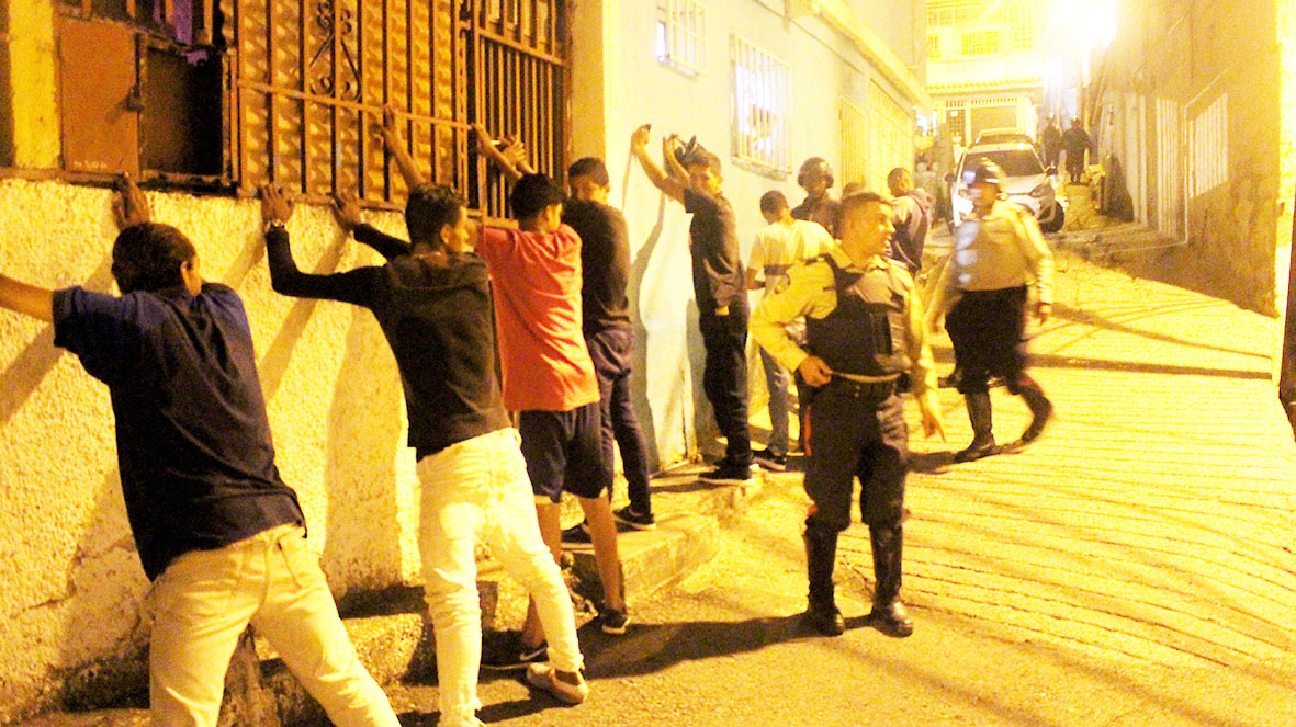Operativo de seguridad dejó la detención de cuatro sujetos