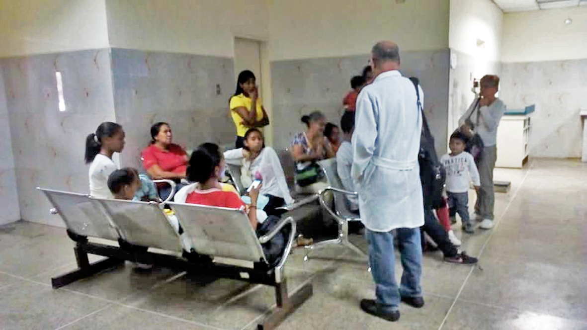 Despelote en Emergencia Pediátrica del Victorino
