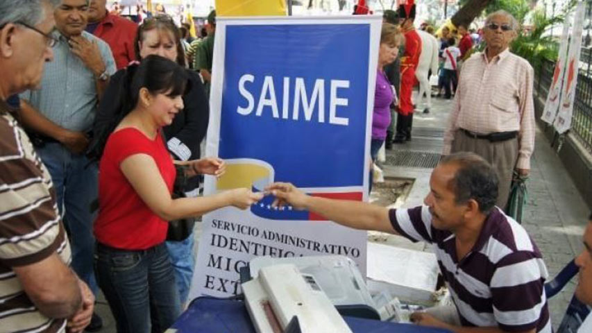 Extranjeros podrán retirar visas en oficinas del Saime