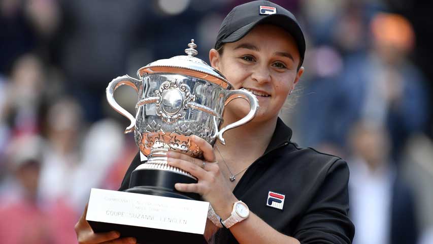 Ashleigh Barty se proclamó campeona de Roland Garros